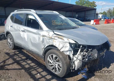 2015 Nissan Rogue Sl из США, поврежденный, VIN 5N1AT2MV1FC826436